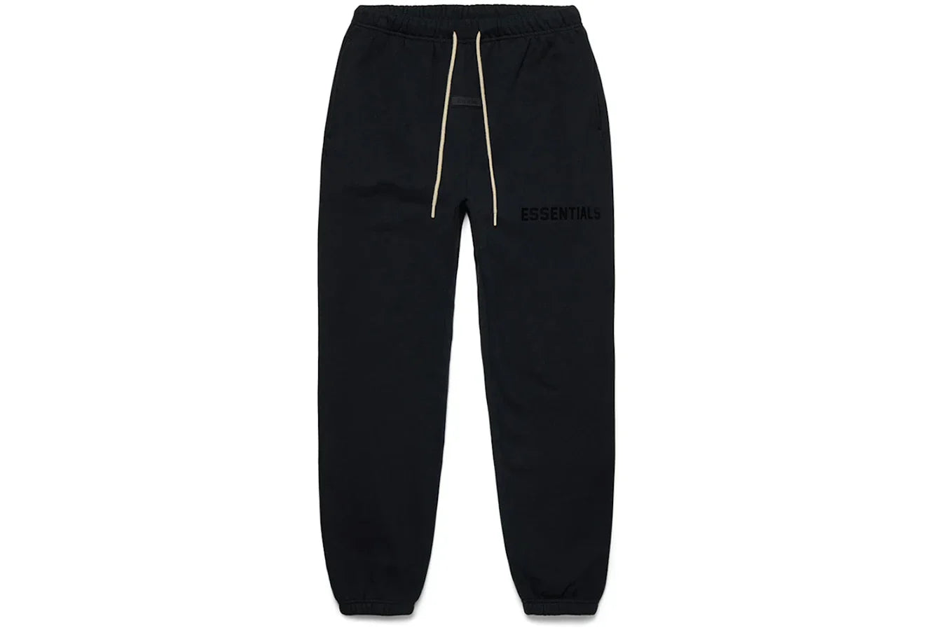Fear of God Essentials Cream Drawstring Sweatpant Jet Black